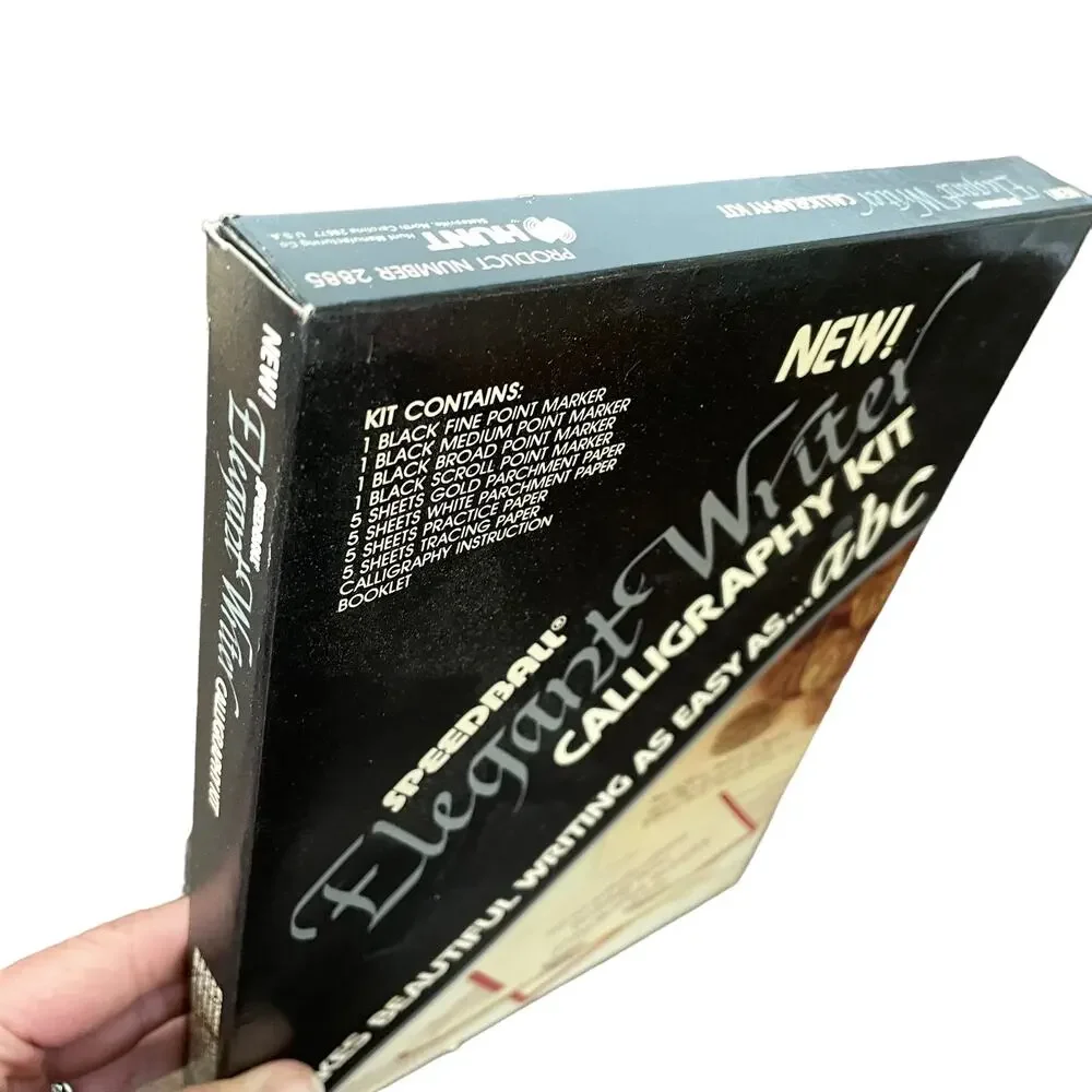 Vintage Calligraphy Set Elegant Writer #2885 Speedball Unopened Kit READ